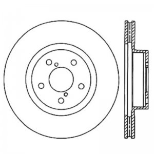 Subaru Impreza Brake Rotor (1) - Front - Stoptech - Cryostop Performance - `09-`14