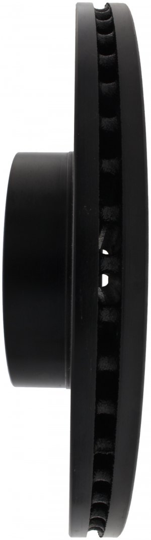 Subaru Impreza Brake Rotor (1) - Front Left - Stoptech - Drilled Sport - Black - `09-`14