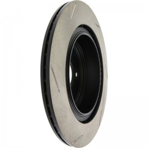 Nissan 350Z Brake Rotor (1) - Rear Left - Stoptech - Slotted - Black - `06-`09