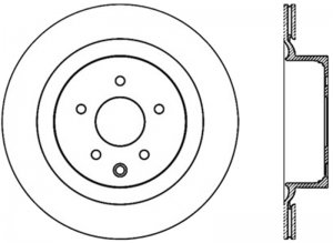 Nissan 350Z Brake Rotor (1) - Rear Left - Stoptech - Slotted Sport, Cryogenic Treatment - 2009