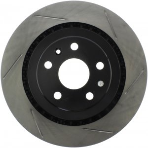 Chevrolet Camaro Brake Rotor - Rear Left - Stoptech - Sport Slotted - Black - `16-`20