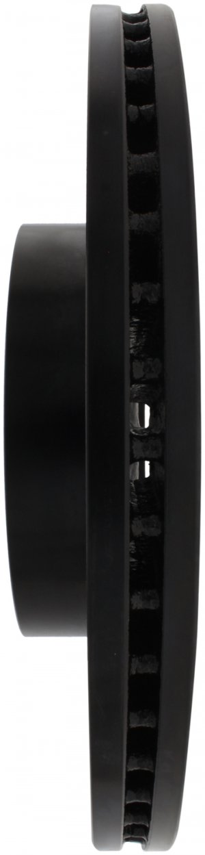 Nissan 350Z Brake Rotor (1) - Front Left - Stoptech - Slotted & Drilled - Black - `02-`05