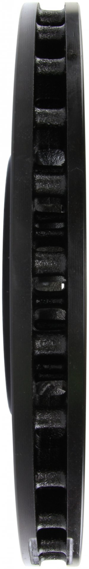 Mitsubishi Lancer Brake Rotor (1) - Front Right - Stoptech - Slotted & Drilled Sport - Black - `08-`15