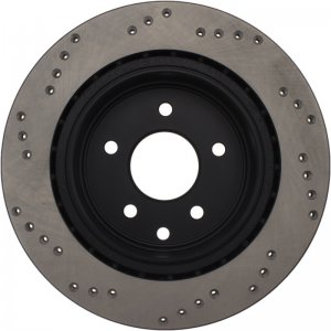 Nissan 350Z Brake Rotor (1) - Rear Right - Stoptech - Cryo Drilled Sport - `06-`09