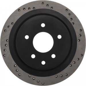 Nissan 350Z Brake Rotor (1) - Rear Right - Stoptech - Cryo Drilled Sport - `06-`09