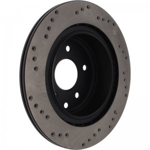 Nissan 350Z Brake Rotor (1) - Rear Right - Stoptech - Cryo Drilled Sport - `06-`09