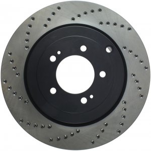 Mitsubishi Lancer Brake Rotor (1) - Rear Right - Stoptech - Drilled Sport - `08-`16