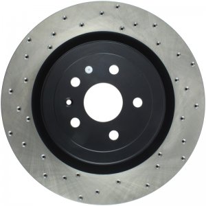 Chevrolet Camaro Brake Rotor(s)(2) - Rear Right - Stoptech - Drilled Sport - Black - `10-`18