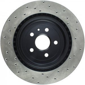 Chevrolet Camaro Brake Rotor(s)(2) - Rear Right - Stoptech - Drilled Sport - Black - `10-`18