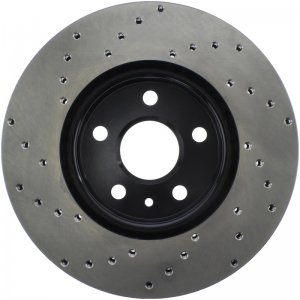 Chevrolet Camaro Brake Rotor(s) (1) - Front Left - Stoptech - Drilled Sport - Black - `10-`15