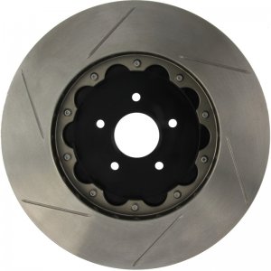 Nissan GT-R Brake Rotor (1) - Front Left - Stoptech - AeroRotor 2 Piece Slotted - `09-`11