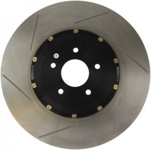 Nissan GT-R Brake Rotor (1) - Front Right - Stoptech - AeroRotor 2 Piece Slotted - `09-`11