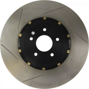 Nissan GT-R Brake Rotor (1) - Front Right - Stoptech - AeroRotor 2 Piece Slotted - `09-`11