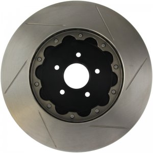 Nissan GT-R Brake Rotor (1) - Front Right - Stoptech - AeroRotor 2 Piece Slotted - `09-`11