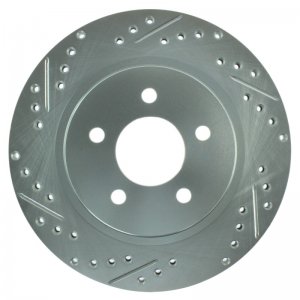 Ford Mustang Brake Rotor (1) - Rear Right - Stoptech - Select Sport Drilled/Slotted - `05-`14