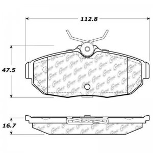 Ford Mustang Brake Pads - Rear - Stoptech - Street Touring - `05-`11