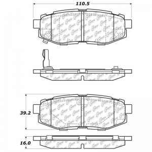 Subaru Forester Brake Pads - Rear - Stoptech - Street Touring - `14-`18