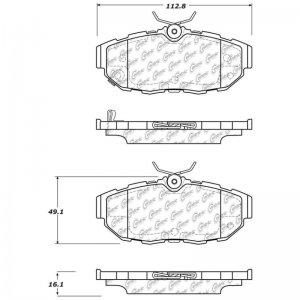 Ford Mustang Brake Pads - Stoptech - Street Touring - `11-`14