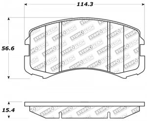 Mitsubishi Lancer Brake Pads - Stoptech - Sport - `02-`07