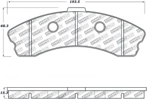 Chevrolet Corvette Z06 Brake Pads - Performance - Front - Stoptech - Sport Brake Pads with Shims - `06-`09