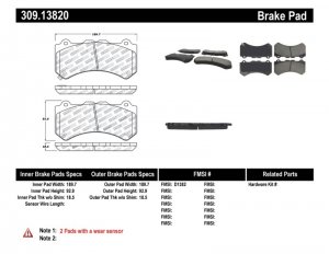 Nissan GT-R Brake Pads - Stoptech - Sport - `09-`21