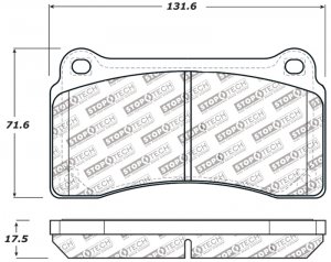 Nissan GT-R Brake Pads - Stoptech - Performance - `09-`18
