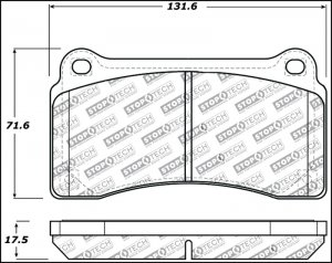 Nissan GT-R Brake Pads - Stoptech - Performance - `09-`18