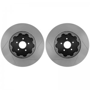 Nissan 350Z Brake Rotors (2) - Rear - Stoptech - Slotted AeroRotor - Zinc Coated - `03-`08