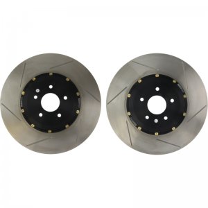 Nissan GT-R Brake Rotors (2) - Front - Stoptech - Slotted AeroRotor Kits - `09-`11