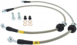 Mitsubishi Lancer Brake Line Kit - Front - Stoptech - Stainless Steel - `08-`16