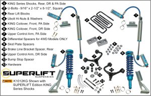 Toyota Tacoma Suspension Lift Kit - Superlift - 3 inch Lift with KING 2.5 Series Shocks - `05-`23