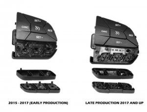 Dodge Charger Aux Buttons - Tazer - Type A - `15-`17