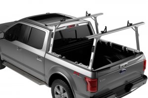 Toyota Tacoma Truck Bed Rack - Thule - TracRac Pro 2 - Silver - 2016