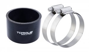 Subaru WRX Throttle Body Hose Coupler - Torque Solution - Silicone - Black - `02-`07