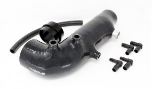 Subaru WRX Turbo Inlet Hose - Torque Solution - Black - `02-`07