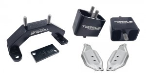 Subaru WRX Engine/Transmission Mounts - Torque Solution - Solid Billet w/Mount Plates - `02-`14