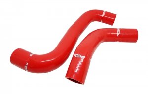 Subaru WRX Radiator Hose Kit - Torque Solution - Silicone - Red - `08-`14