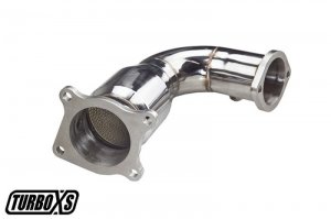 Subaru WRX Performance Exhaust - Front - Turbo XS - Front Pipe w/ Catalytic Converter - `15-`19