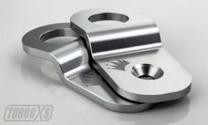 Subaru WRX Radiator Stay - Turbo XS - Billet Aluminum - Silver - `15-`19