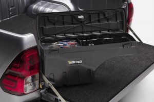 Toyota Tacoma Truck Bed Storage Box - Drivers Side - Undercover - SwingCase - Black Smooth - `19-`23