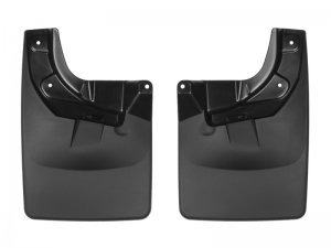 Toyota Tacoma Mud Flaps - Front - WeatherTech - No-Drill DigitalFit - Black - 2016