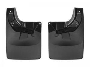 Toyota Tacoma Mud Flaps - Front - WeatherTech - No-Drill DigitalFit - Black - 2016