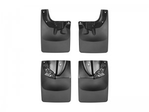 Toyota Tacoma Mud Flaps - Front + Rear - WeatherTech - No-Drill DigitalFit - 2016