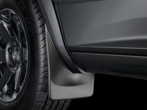 Toyota Tacoma Mud Flaps - WeatherTech - No-Drill DigitalFit - Black - 2016
