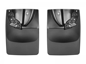 Toyota Tacoma Mud Flaps - WeatherTech - No-Drill DigitalFit - Black - 2016