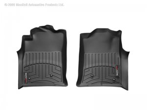 Toyota Tacoma FloorLiner - Front - WeatherTech - DigitalFit - Black - `05-`11