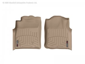 Toyota Tacoma FloorLiner - Front - WeatherTech - DigitalFit - Tan - `05-`11