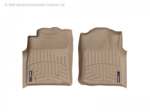 Toyota Tacoma FloorLiner - Front - WeatherTech - DigitalFit - Tan - `05-`11