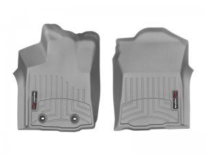 Toyota Tacoma Floor Mats - Front - WeatherTech - DigitalFit - Grey - `12-`13