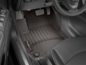 Toyota Tacoma FloorLiner - Front - WeatherTech - DigitalFit - Cocoa - 2018